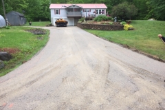 Complete dig out prep on driveway