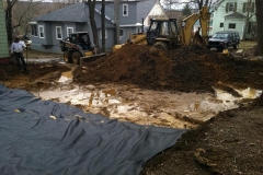 Proper Excavation for correct water flow
